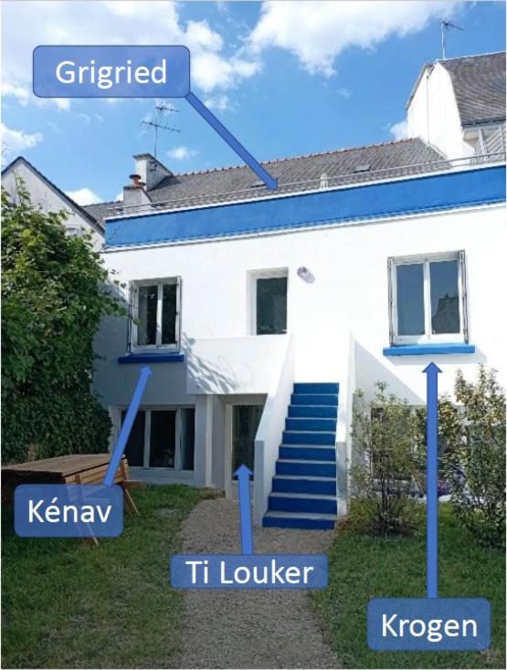 Le Kenav - Studio A 300 M Du Port Locmiquélic Exteriér fotografie